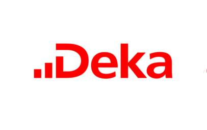 Logo der Deka Bank. Vor dem roten Schriftzug "Deka" sind zwei rote Quadrate abgebildet.