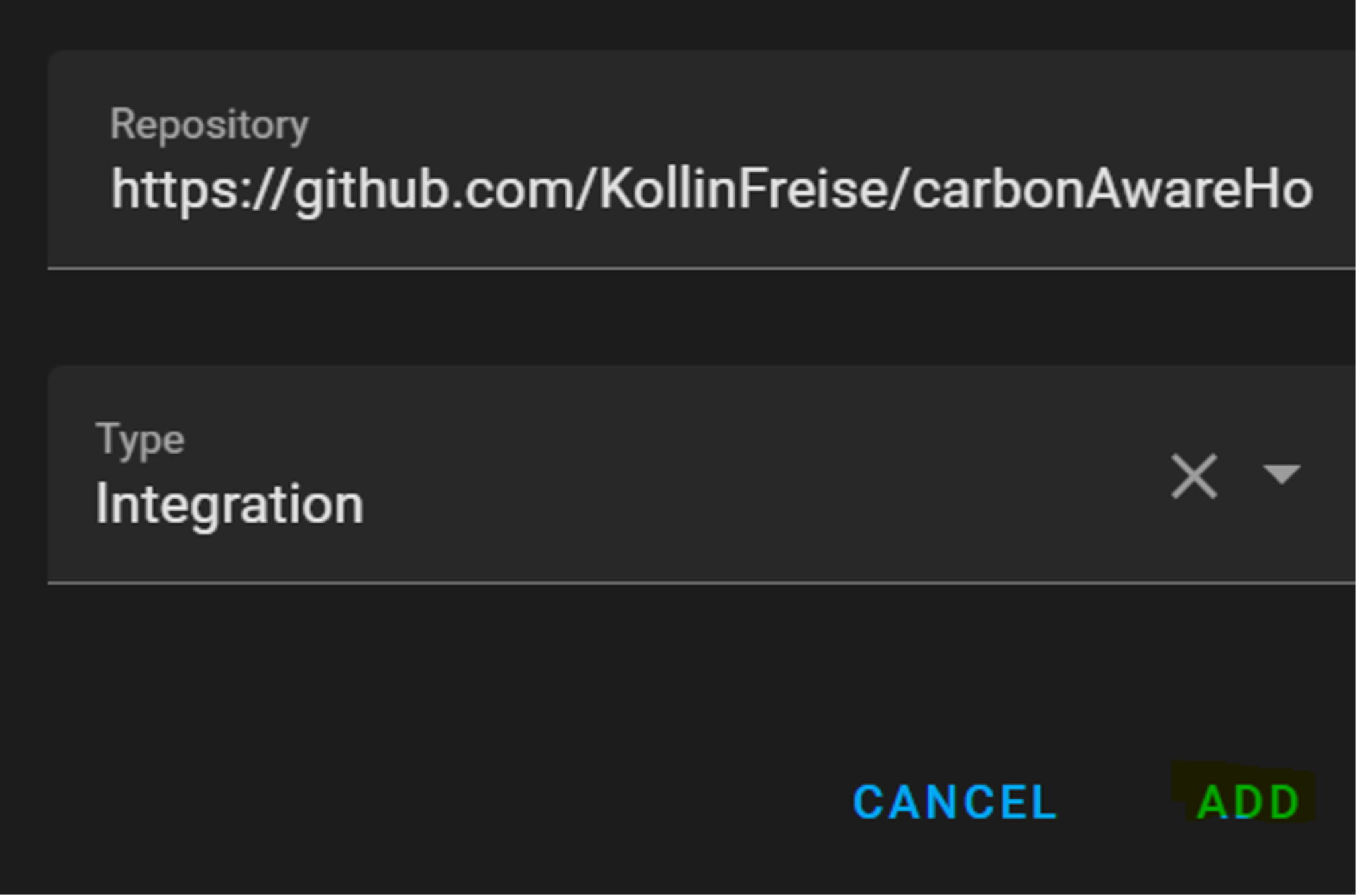 2025 Green Home Teil 3 Integration hinzufügen